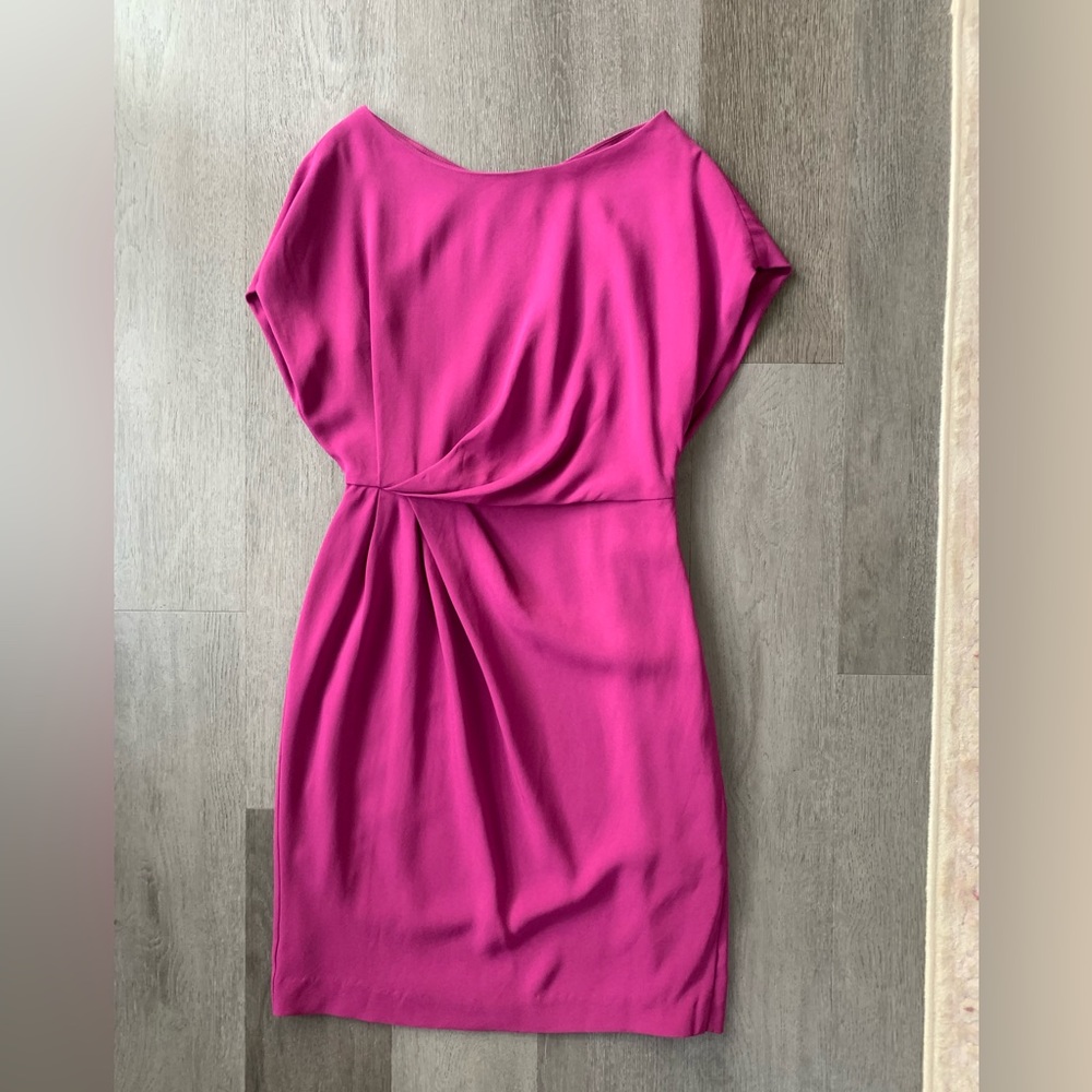The Jillian Dress - Eco Medium Crepe (Berry)